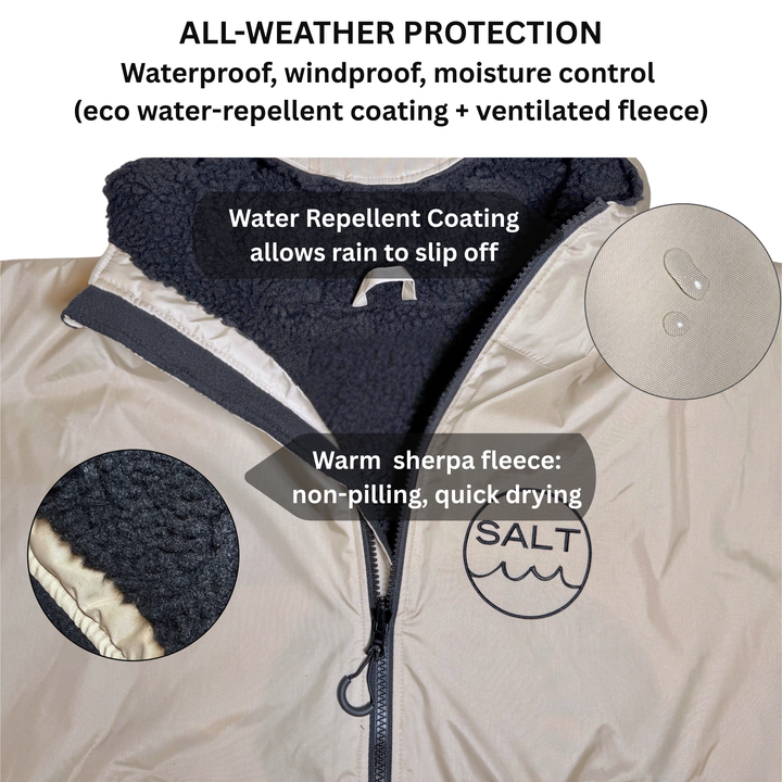 Waterproof Change Robe - Sand