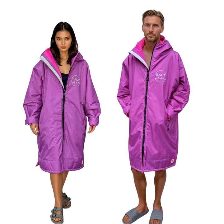 Waterproof Change Robe - Fuchsia Pink