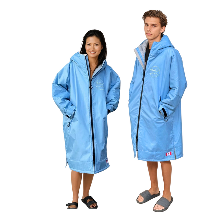 Waterproof Change Robe - Sky Blue