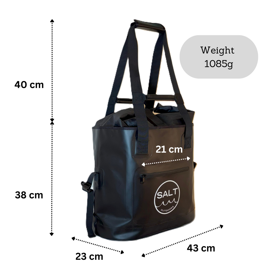 Waterproof Tote Dry Bag - Black