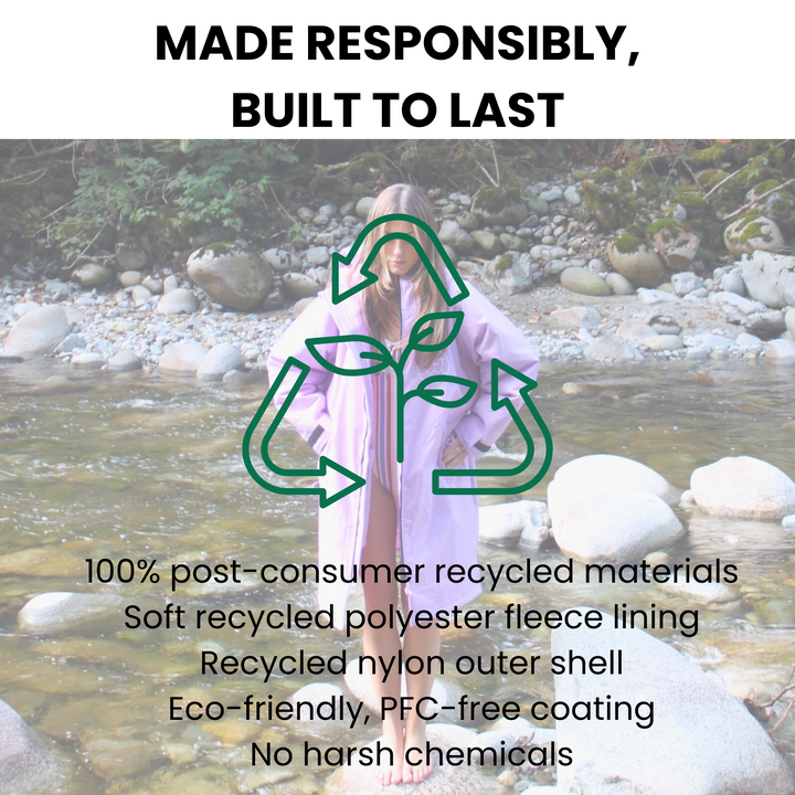 Waterproof Change Robe - Lilac