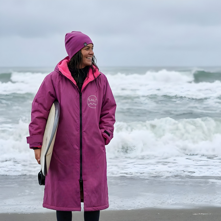 Waterproof Change Robe - Fuchsia Pink