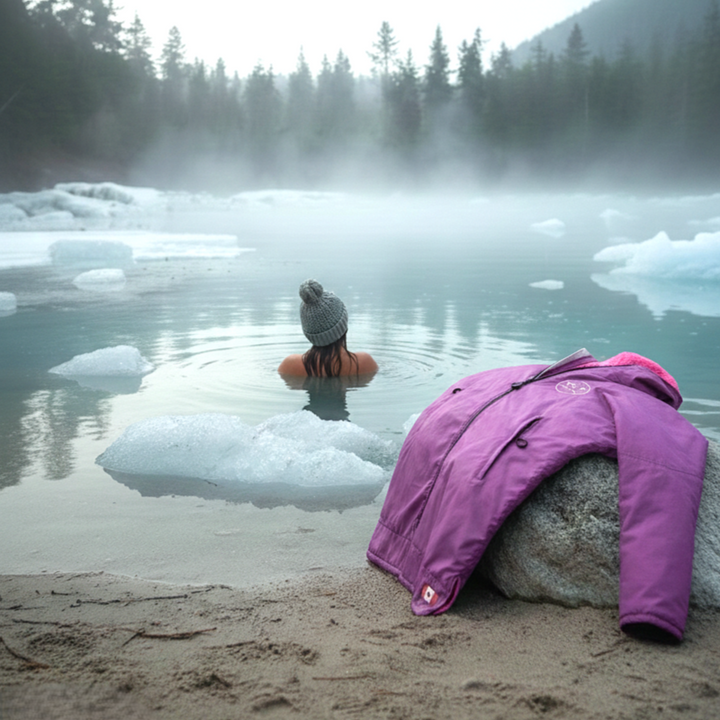 Waterproof Change Robe - Fuchsia Pink