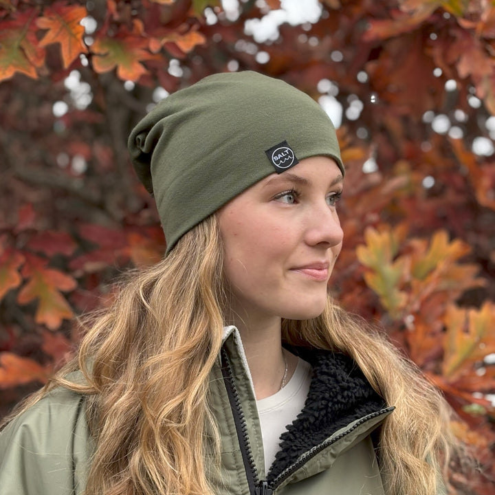 Merino Hat - Khaki Green