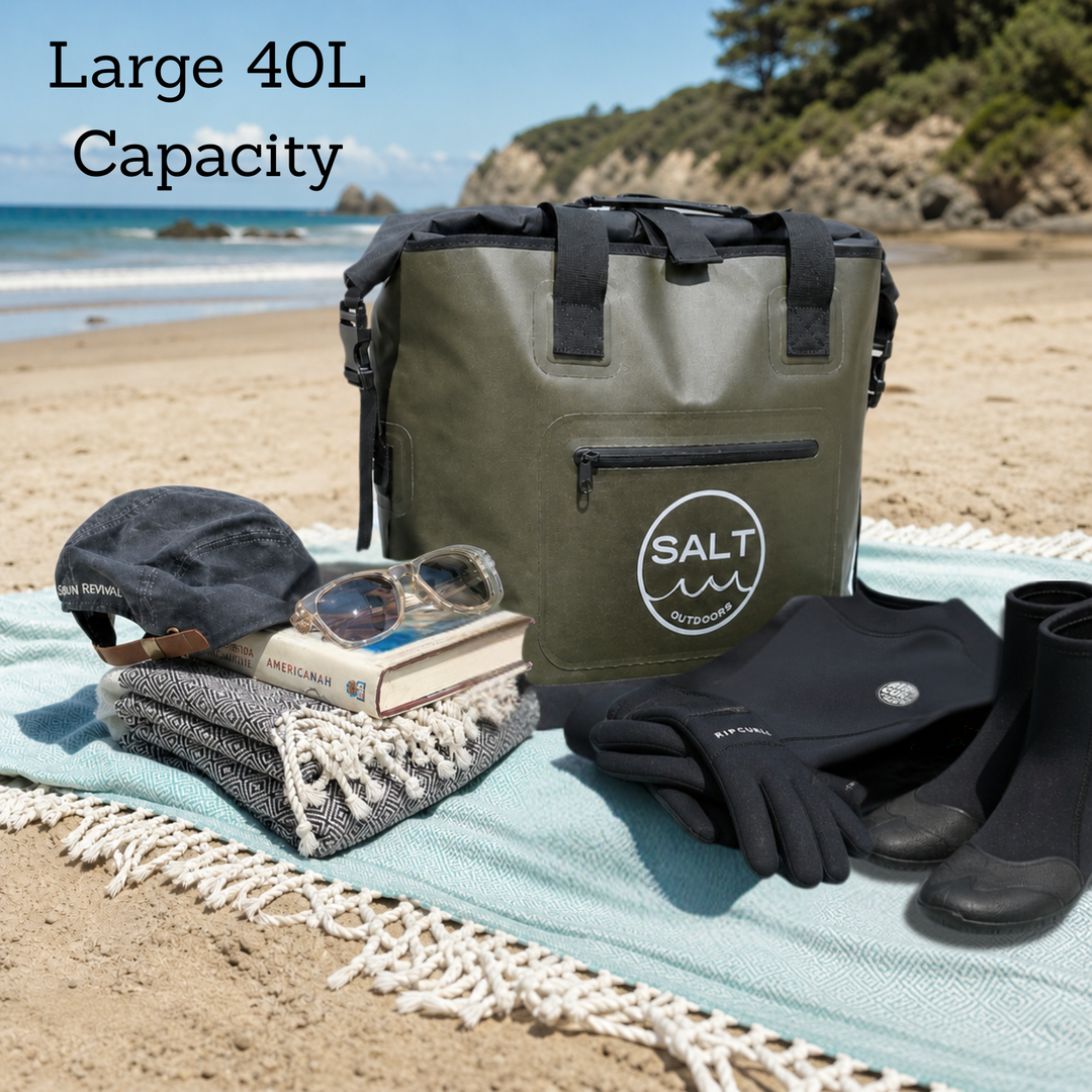 Waterproof Tote Dry Bag - Olive Green