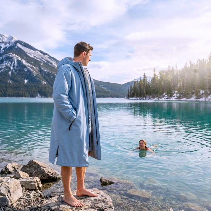 Waterproof Change Robe - Sky Blue