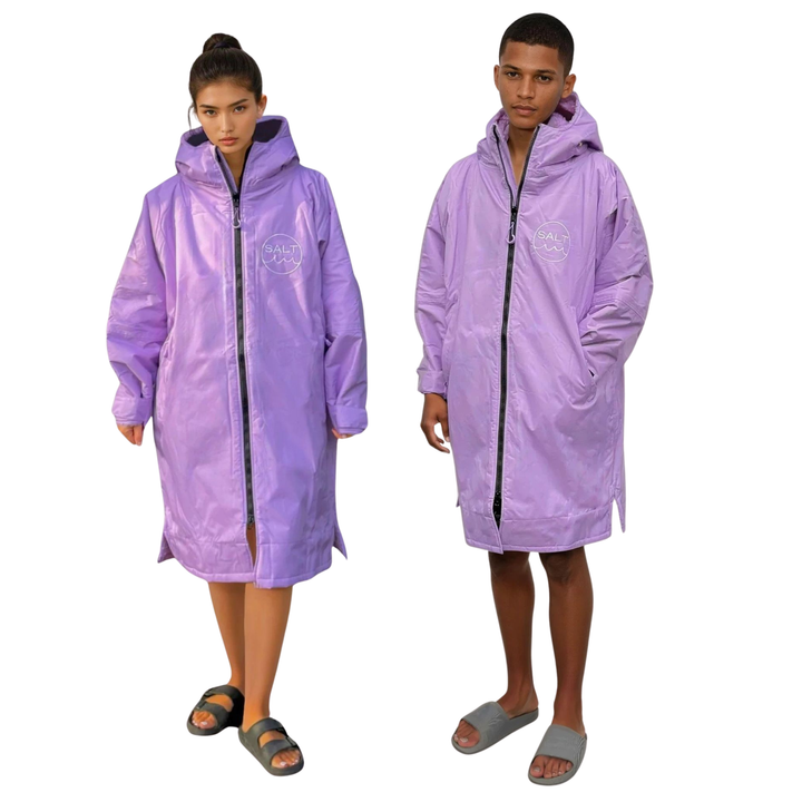 Waterproof Change Robe - Lilac