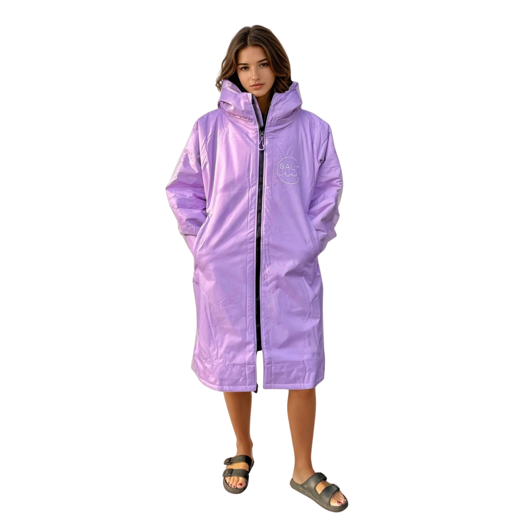 Waterproof Change Robe - Lilac