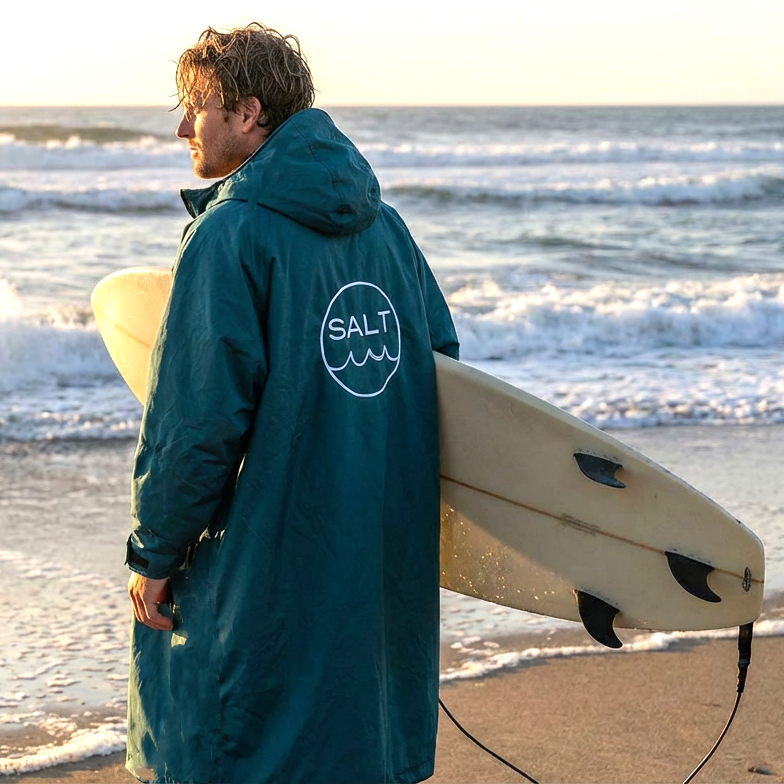 Waterproof Change Robe - Teal