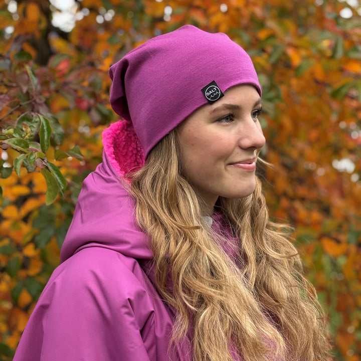 Merino Hat - Fuchsia Pink