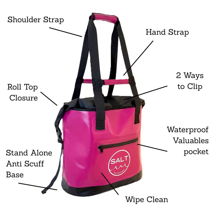 Waterproof Tote Dry Bag - Pink
