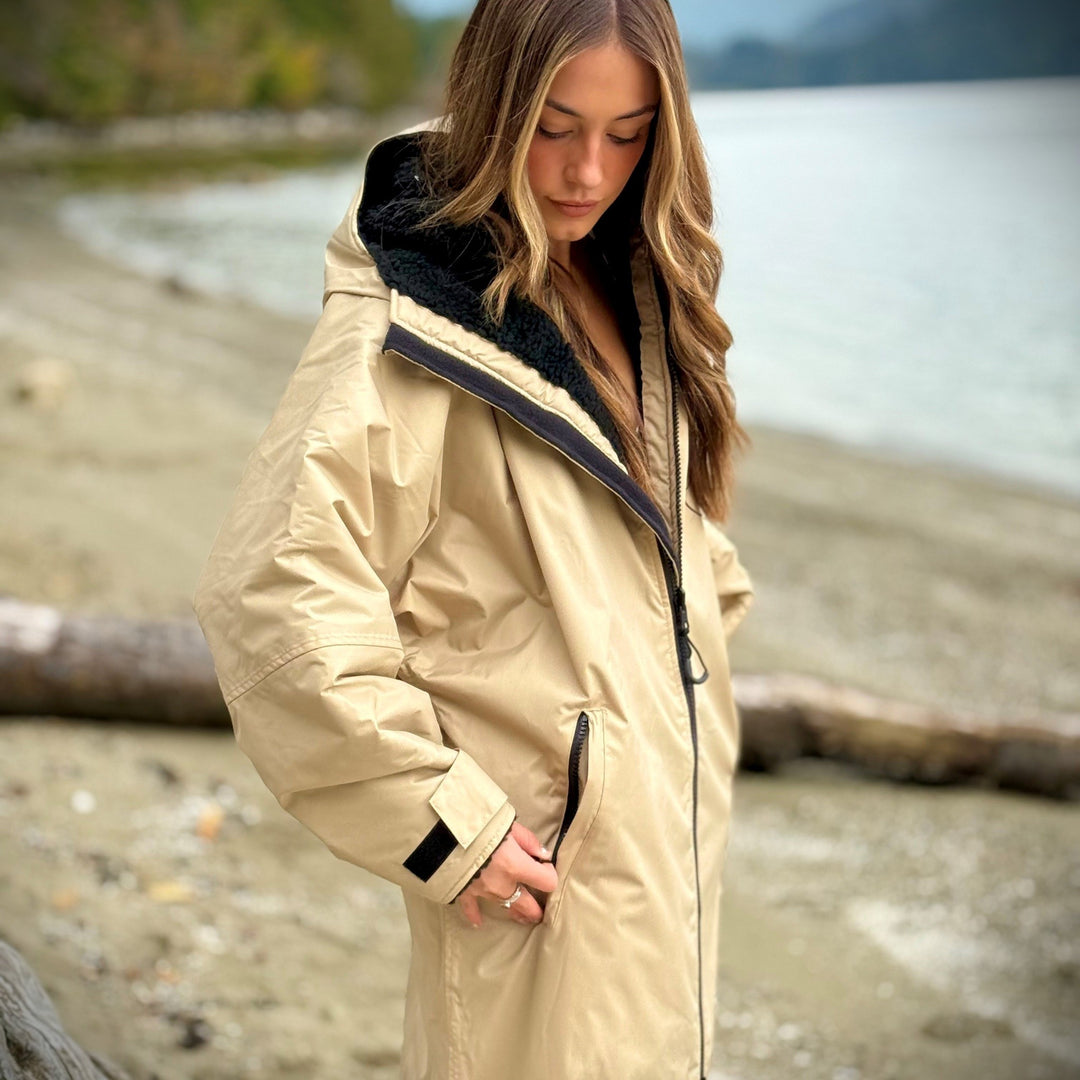 Waterproof Change Robe - Sand