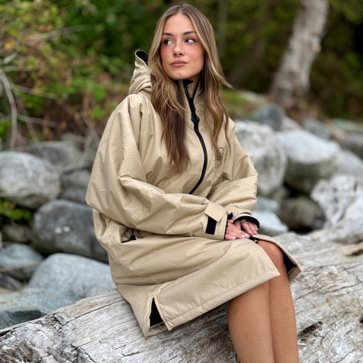 Waterproof Change Robe - Sand