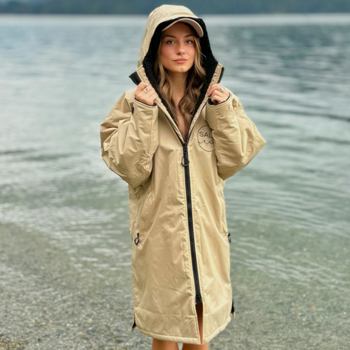 Waterproof Change Robe - Sand