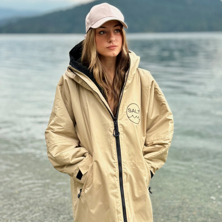 Waterproof Change Robe - Sand