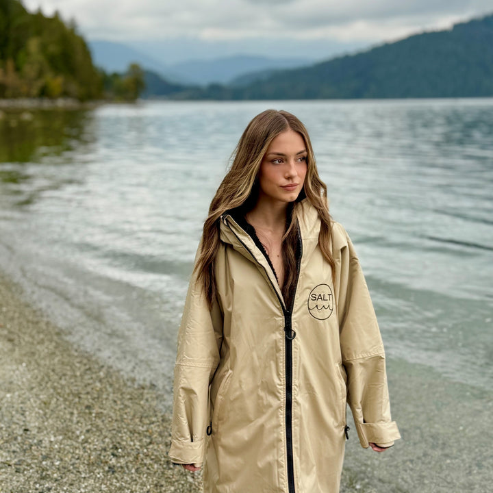 Waterproof Change Robe - Sand