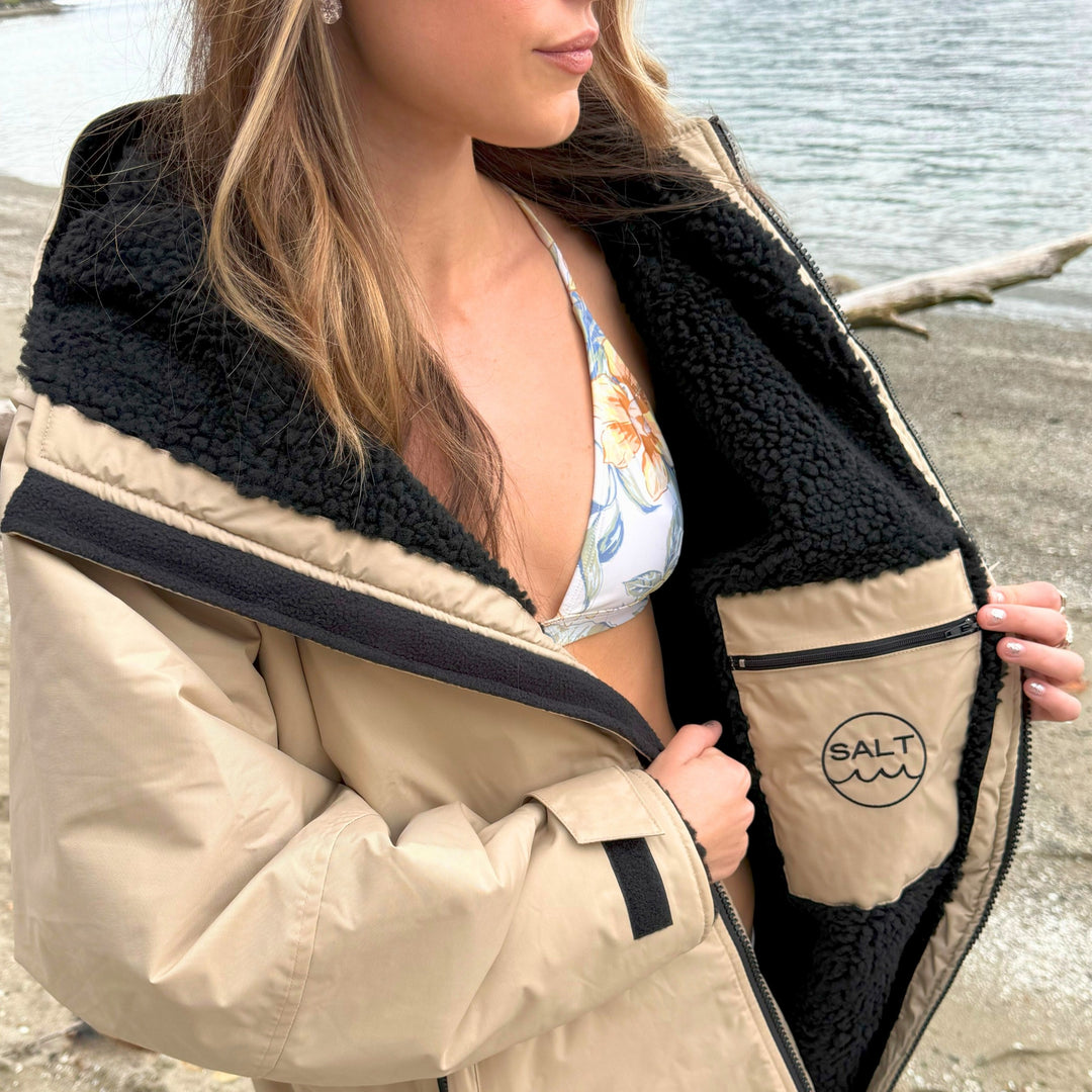 Waterproof Change Robe - Sand