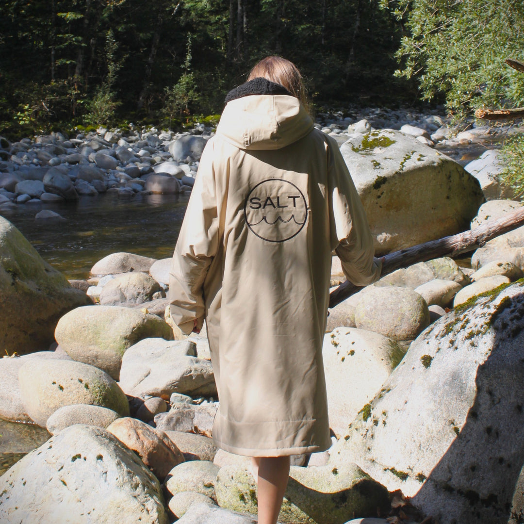 Waterproof Change Robe - Sand