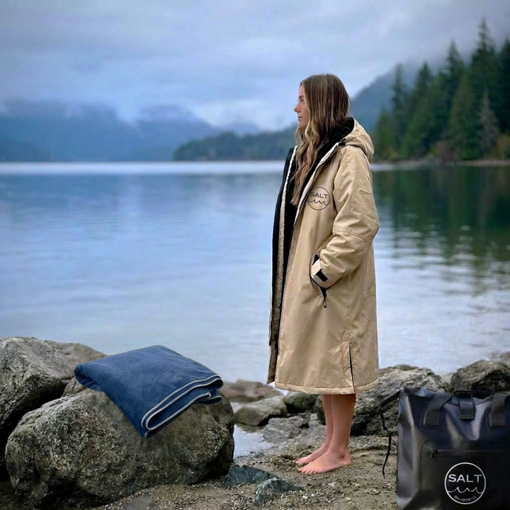 Waterproof Change Robe - Sand