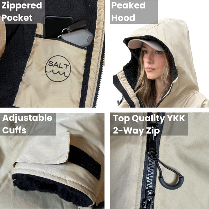 Waterproof Change Robe - Sand