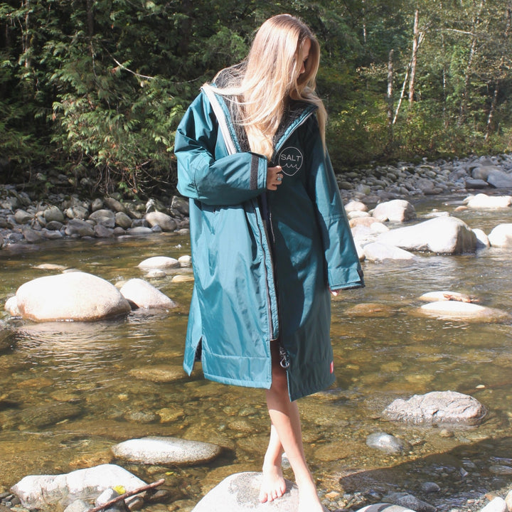 Waterproof Change Robe - Teal
