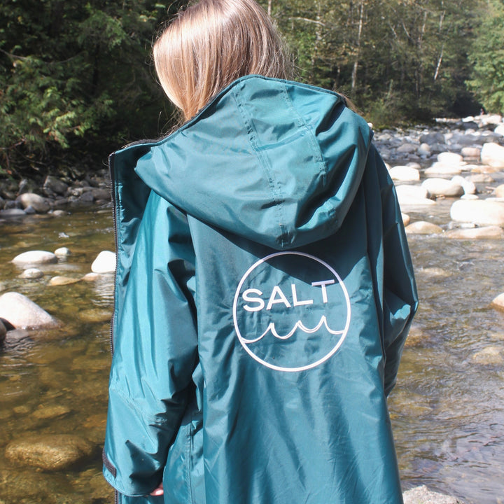Waterproof Change Robe - Teal