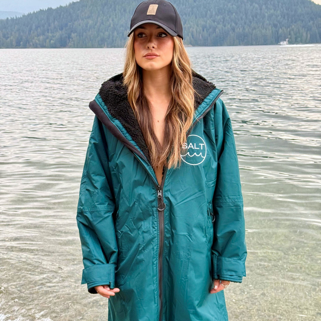 Waterproof Change Robe - Teal