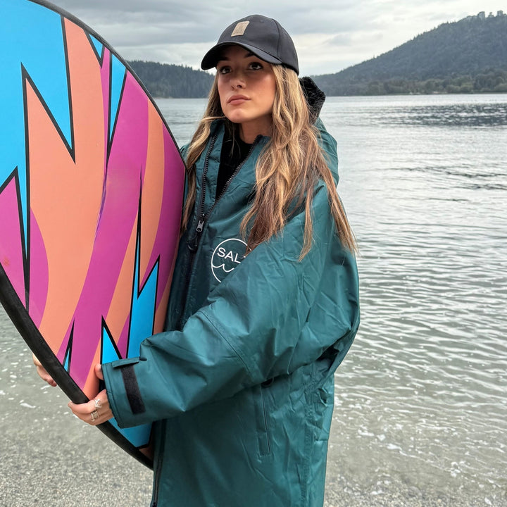 Waterproof Change Robe - Teal