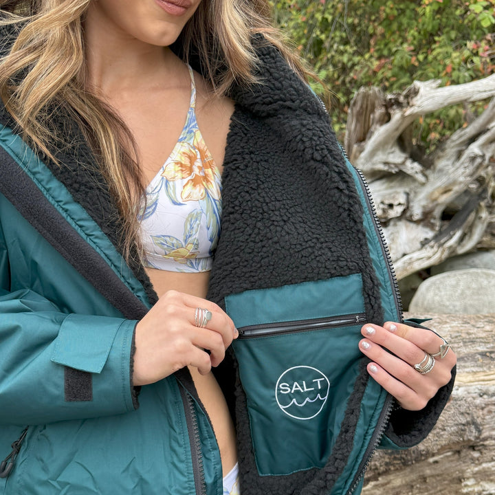 Waterproof Change Robe - Teal