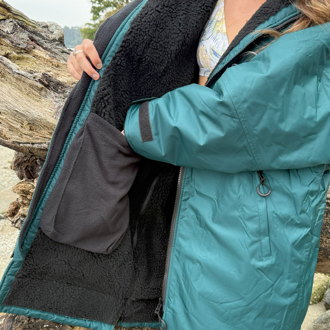 Waterproof Change Robe - Teal