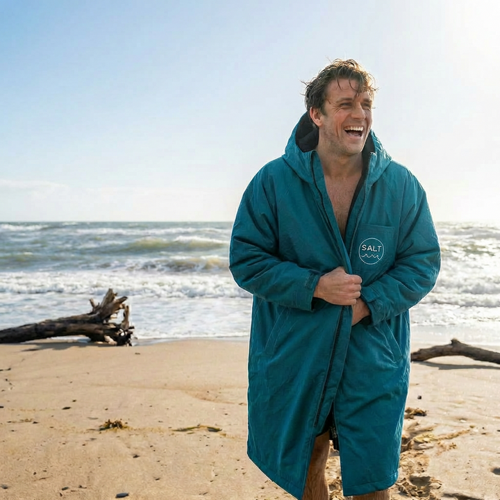 Waterproof Change Robe - Teal