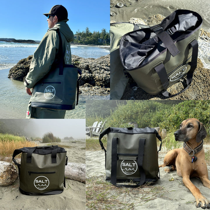 Waterproof Tote Dry Bag - Olive Green