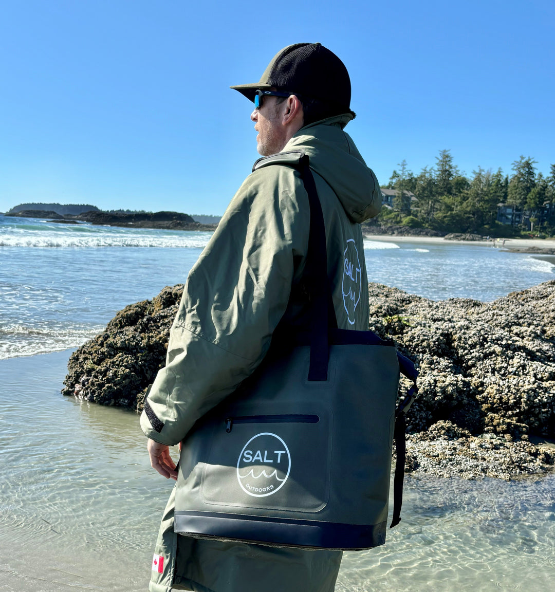 Waterproof Tote Dry Bag - Olive Green