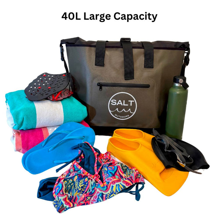 Waterproof Tote Dry Bag - Olive Green