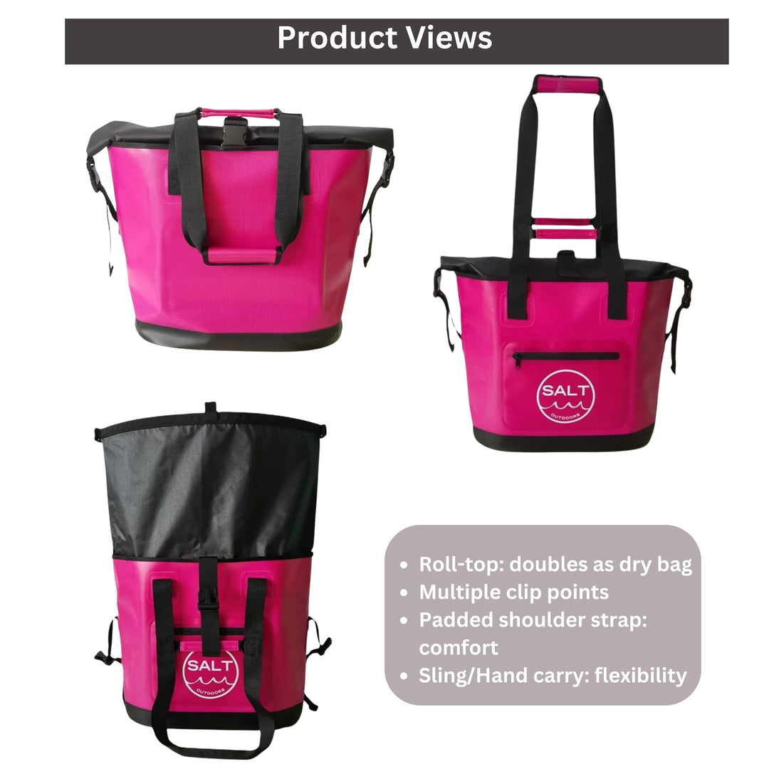 Waterproof Tote Dry Bag - Pink