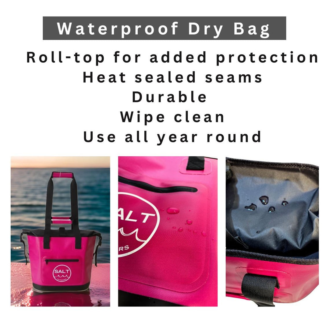 Waterproof Tote Dry Bag - Pink