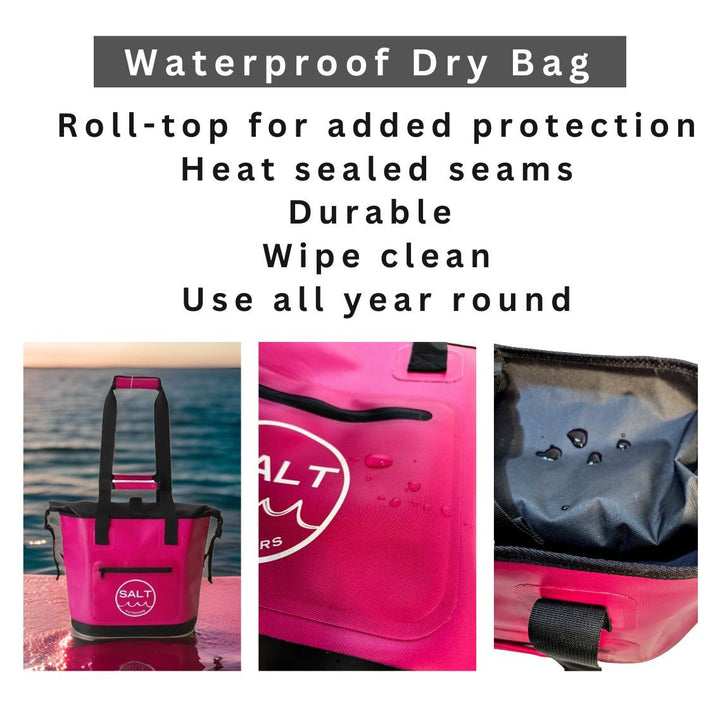 Waterproof Tote Dry Bag - Pink