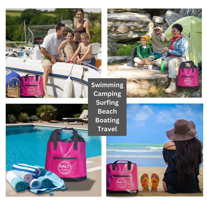 Waterproof Tote Dry Bag - Pink