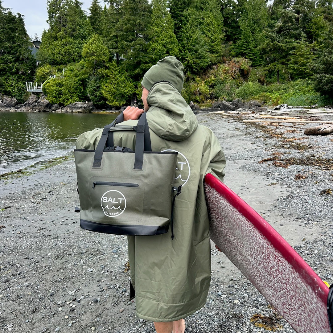 Waterproof Tote Dry Bag - Khaki Green