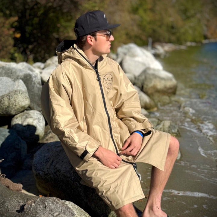 Waterproof Change Robe - Sand