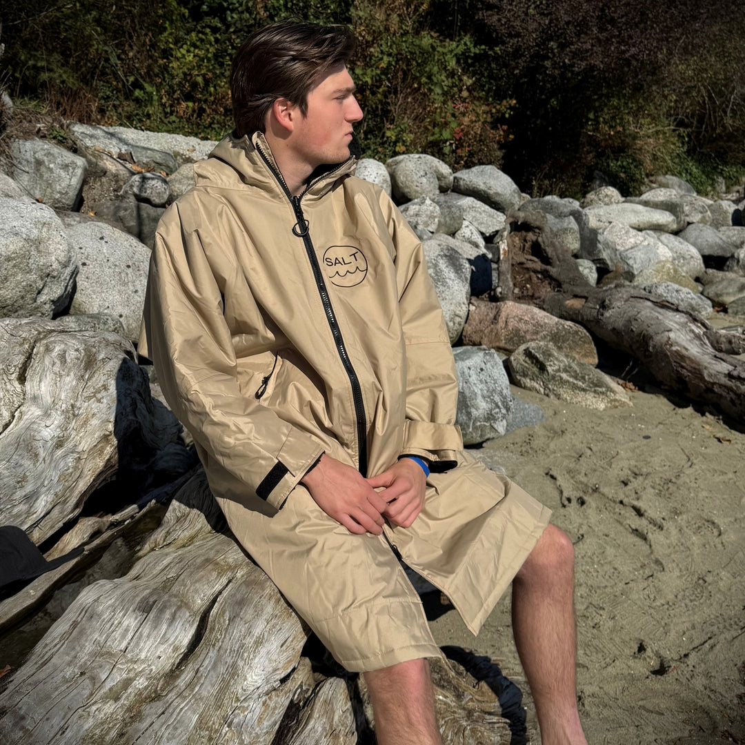 Waterproof Change Robe - Sand