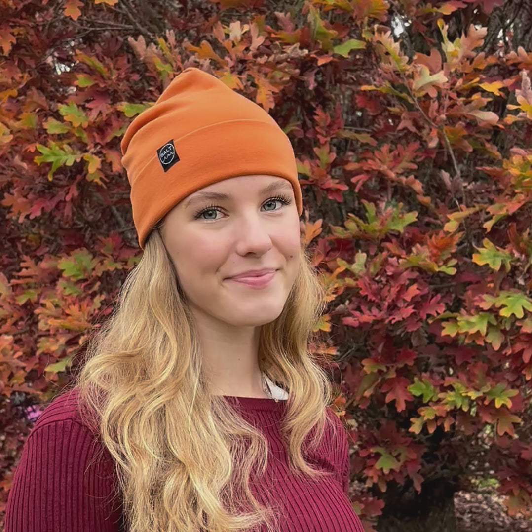 Merino Hat - Burnt Orange