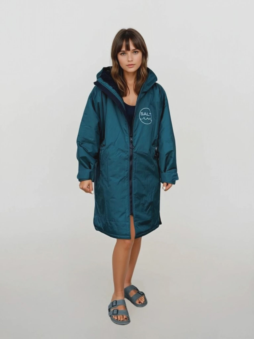 Waterproof Change Robe - Teal