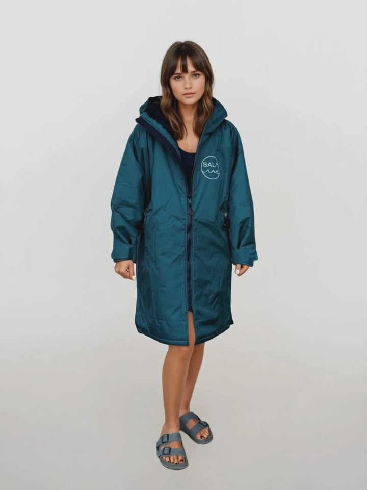 Waterproof Change Robe - Teal