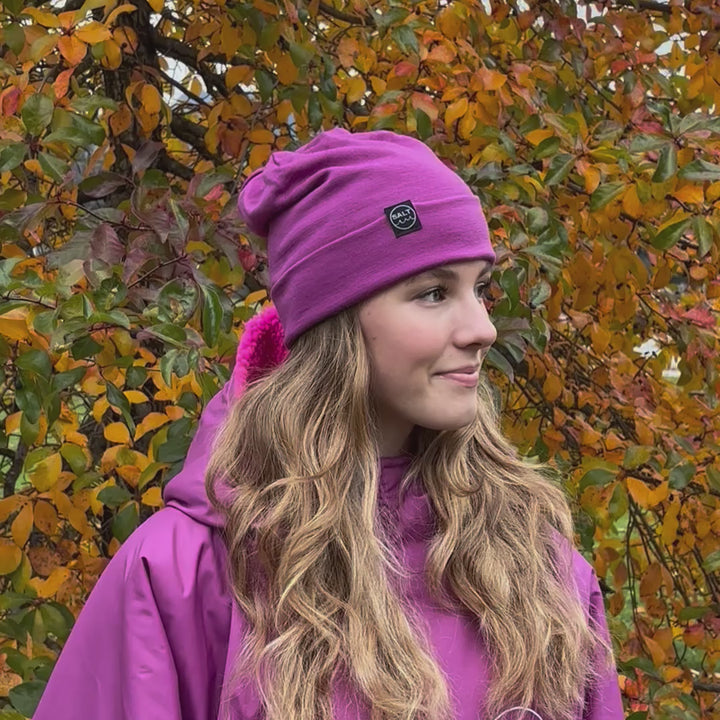 Merino Hat - Fuchsia Pink